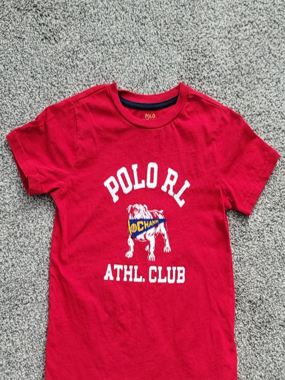 Polo Ralph Lauren Classic Boys RED T-shirt Size 5